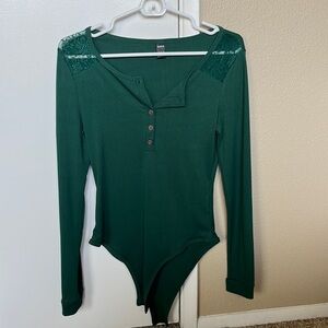 Green Body Suit